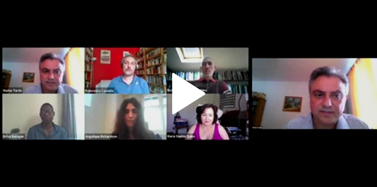 A Conversation about Eugenics, video meeting screenshot