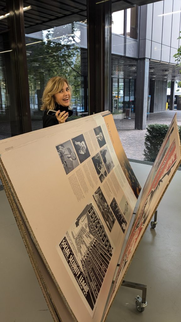 Exhibition display from We are not Alone in Zurich